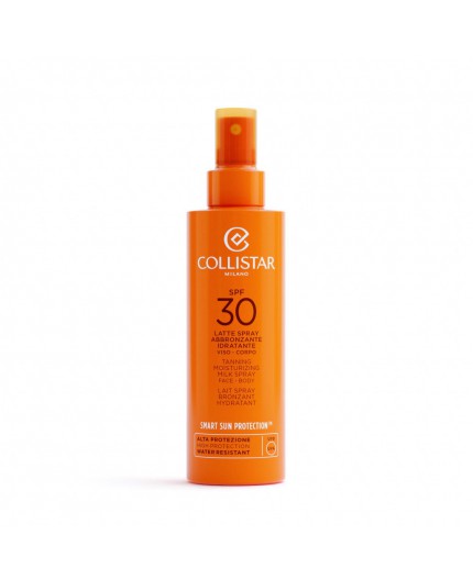 Collistar Smart Sun Protection Tanning Moisturizing Milk Spray SPF30 Preparat do opalania ciała 200ml