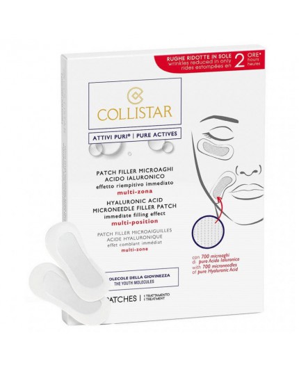 Collistar Pure Actives Hyaluronic Acid Filler Patch Maseczka do twarzy 2szt