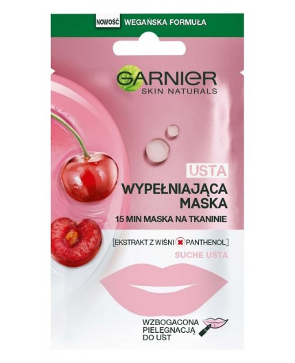 Garnier Skin Naturals Lips Replump Mask Maseczka do twarzy 5g