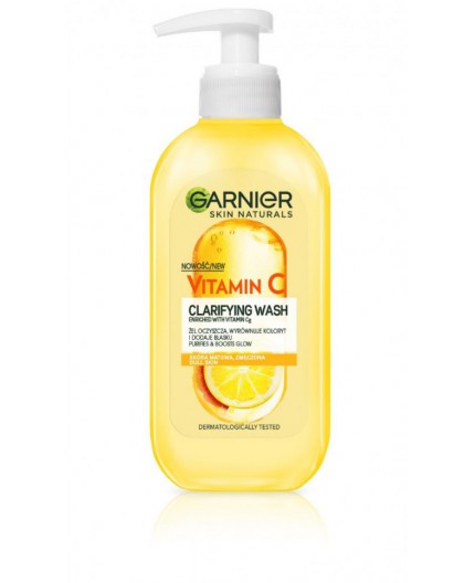 Garnier Skin Naturals Vitamin C Clarifying Wash Żel oczyszczający 200ml