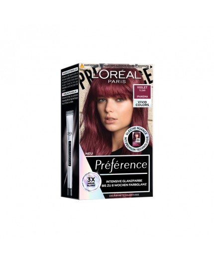 L'Oréal Paris Préférence Vivid Colors Farba do włosów 60ml 5,260 Violet