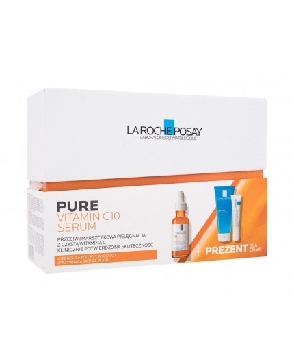 La Roche-Posay Pure Vitamin C Anti-Wrinkle Serum Serum do twarzy 30ml zestaw upominkowy