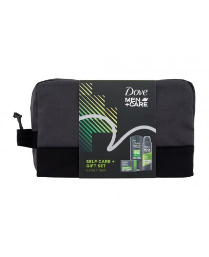 Dove Men   Care Extra Fresh Self Care Gift Set Żel pod prysznic 250ml zestaw upominkowy