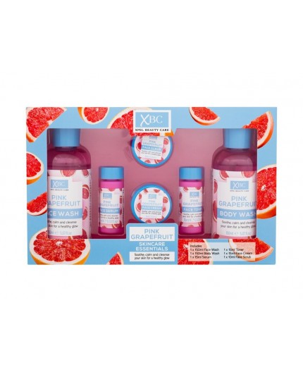 Xpel Pink Grapefruit Skincare Essentials Żel pod prysznic 150ml zestaw upominkowy