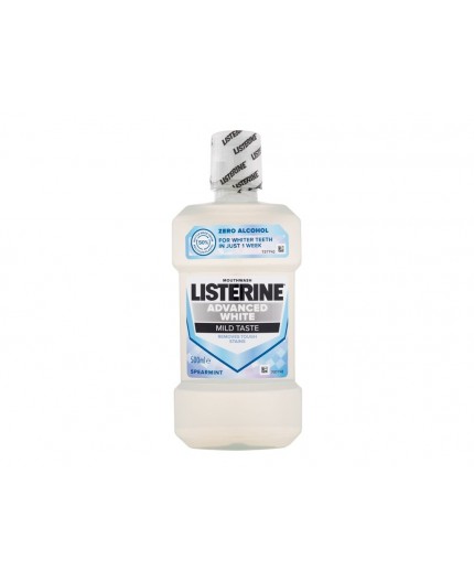 Listerine Advanced White Mild Taste Mouthwash Płyn do płukania ust 500ml