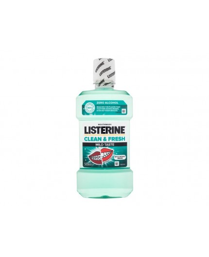 Listerine Clean & Fresh Mild Taste Mouthwash Płyn do płukania ust 500ml