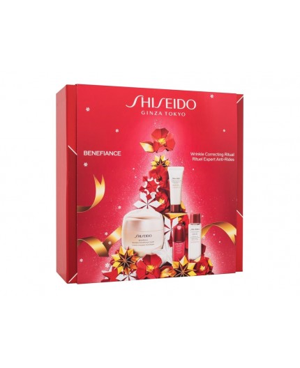 Shiseido Benefiance Wrinkle Correcting Ritual Krem do twarzy na dzień 50ml zestaw upominkowy