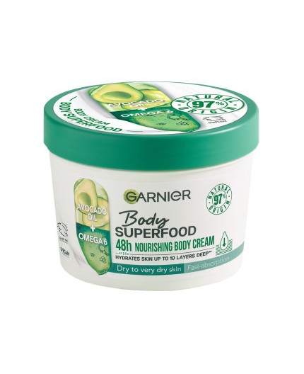Garnier Body Superfood 48h Nourishing Cream Avodado Oil   Omega 6 Krem do ciała 380ml