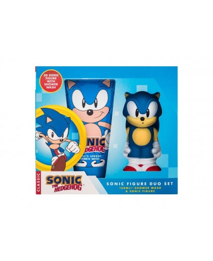 Sonic The Hedgehog Sonic Figure Duo Set Żel pod prysznic 150ml zestaw upominkowy
