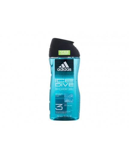 Adidas Ice Dive Shower Gel 3-In-1 Żel pod prysznic 250ml