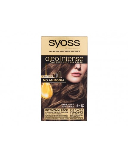 Syoss Oleo Intense Permanent Oil Color Farba do włosów 50ml 6-10 Dark Blond