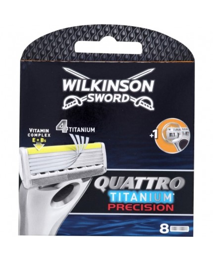 Wilkinson Sword Quattro Titanium Precision Wkład do maszynki 8szt