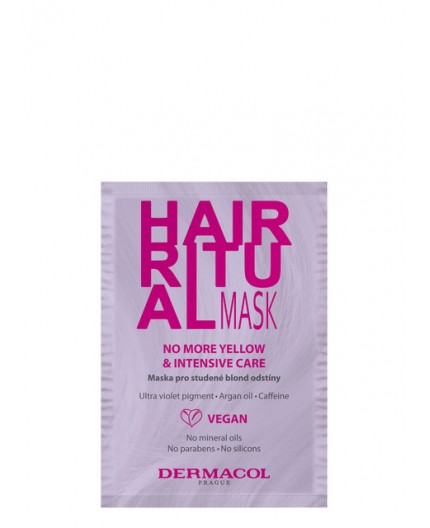 Dermacol Hair Ritual No More Yellow Mask Maska do włosów 15ml
