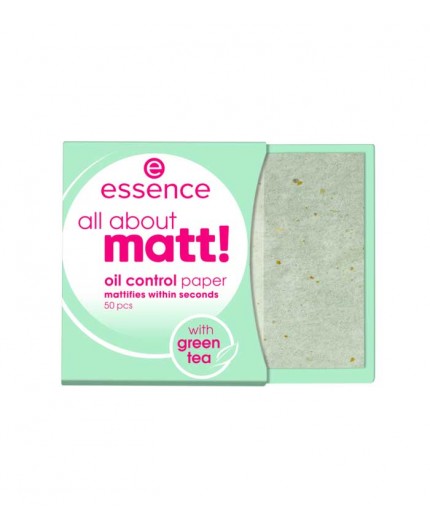 Essence All About Matt! Oil Control Paper Chusteczki oczyszczające 50szt