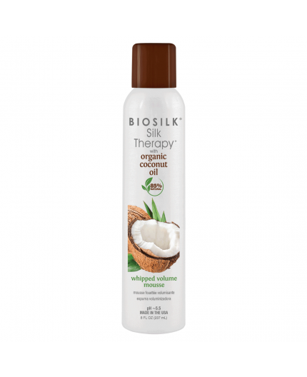 Farouk Systems Biosilk Silk Therapy Organic Coconut Oil Whipped Volume Mousse Pianka do włosów 227g