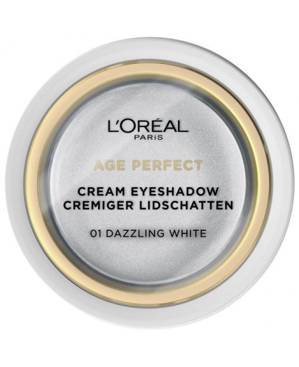 L´Oréal Paris Age Perfect Cream Eyeshadow Cienie do powiek 4ml 01 Dazzling White