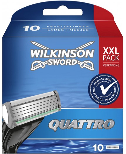Wilkinson Sword Quattro Wkład do maszynki 10szt