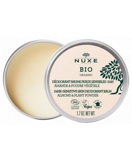 NUXE Bio Organic 24H Fresh-Feel Deodorant Balm Coconut & Plant Powder Dezodorant 50g