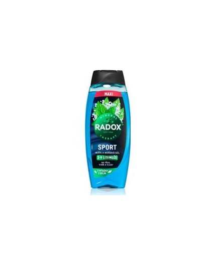 Radox Sport Mint And Sea Salt 3-in-1 Shower Gel Żel pod prysznic 450ml
