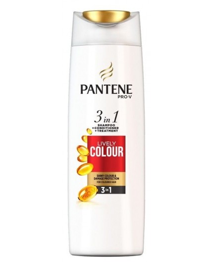 Pantene Lively Colour 3 in 1 Szampon do włosów 360ml