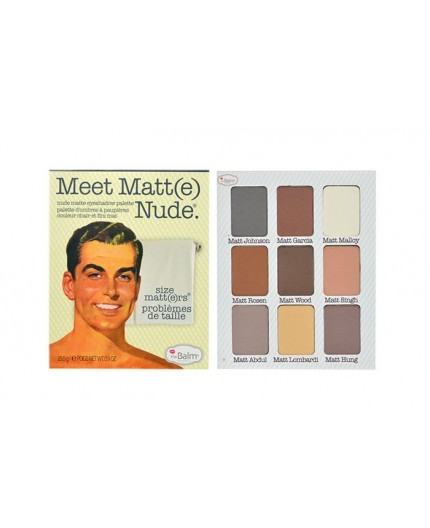 TheBalm Meet Matt(e) Nude Eyeshadow Palette Cienie do powiek 25,5g