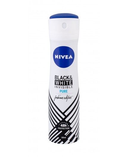 Nivea Invisible For Black & White 48h Pure Antyperspirant 150ml