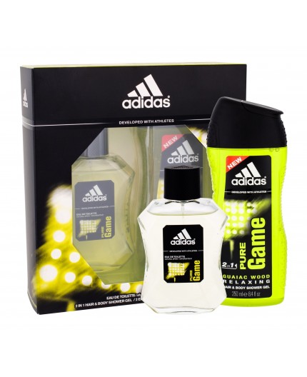 Adidas Pure Game Woda toaletowa 100ml zestaw upominkowy