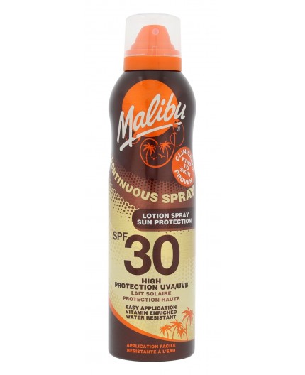 Malibu Continuous Spray SPF30 Preparat do opalania ciała 175ml