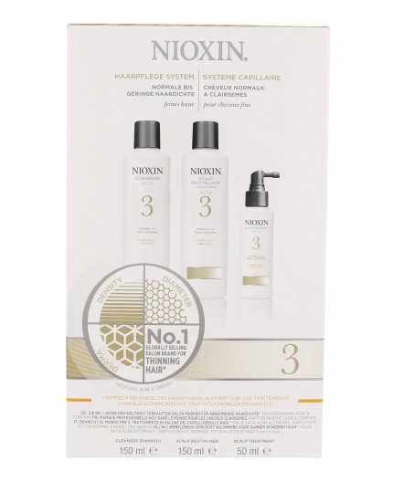 Nioxin System 3 Szampon do włosów 150ml zestaw upominkowy
