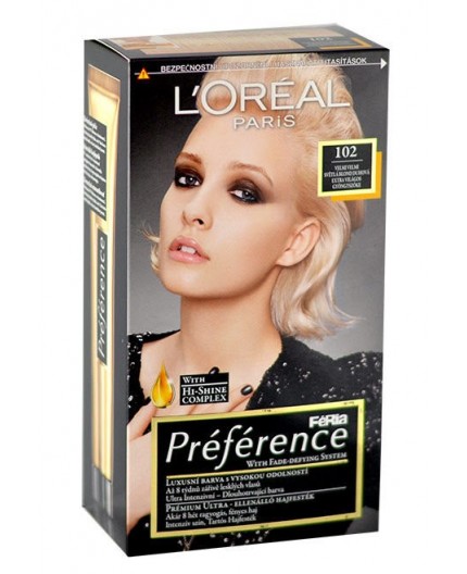 L´Oréal Paris Préférence Féria Farba do włosów 174ml 102 Iridescent Pearl Blonde