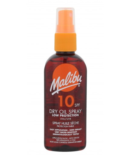Malibu Dry Oil Spray SPF10 Preparat do opalania ciała 100ml