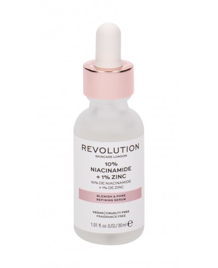 Makeup Revolution London Skincare 10% Niacinamide   1% Zinc Serum do twarzy 30ml