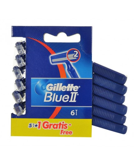 Gillette Blue II Maszynka do golenia 6szt