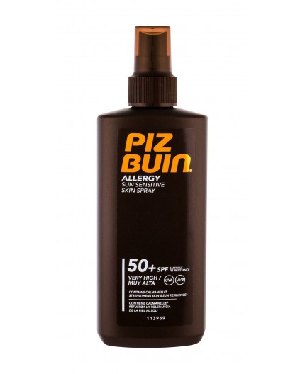 PIZ BUIN Allergy Sun Sensitive Skin Spray SPF50 Preparat do opalania ciała 200ml
