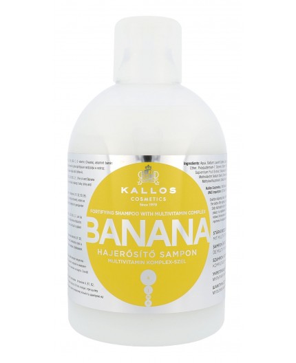 Kallos Cosmetics Banana Szampon do włosów 1000ml