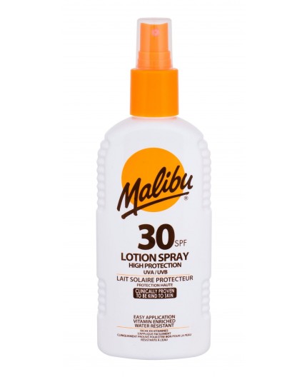 Malibu Lotion Spray SPF30 Preparat do opalania ciała 200ml