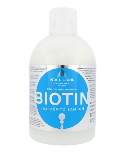 Kallos Cosmetics Biotin Biotin Szampon do włosów 1000ml