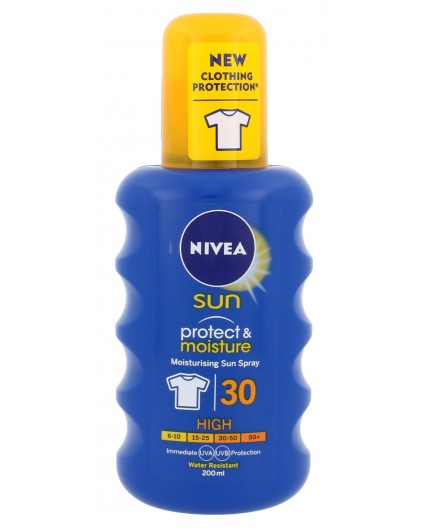 Nivea Sun Protect & Moisture SPF30 Preparat do opalania ciała 200ml
