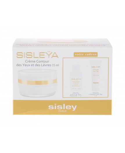 Sisley Sisleya Eye And Lip Contour Cream Krem pod oczy 15ml zestaw upominkowy