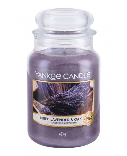 Yankee Candle Dried Lavender & Oak Świeczka zapachowa 623g