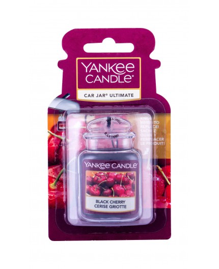 Yankee Candle Black Cherry Car Jar Zapach samochodowy 1szt