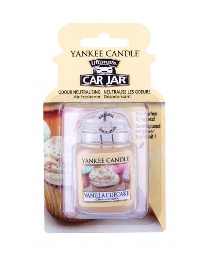 Yankee Candle Vanilla Cupcake Car Jar Zapach samochodowy 1szt