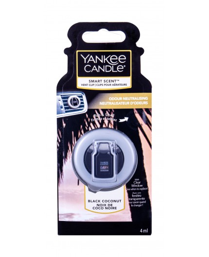 Yankee Candle Black Coconut Zapach samochodowy 4ml