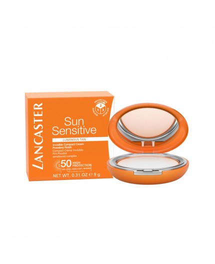 Lancaster Sun Sensitive Invisible Compact Cream SPF50 Krem do twarzy na dzień 9g