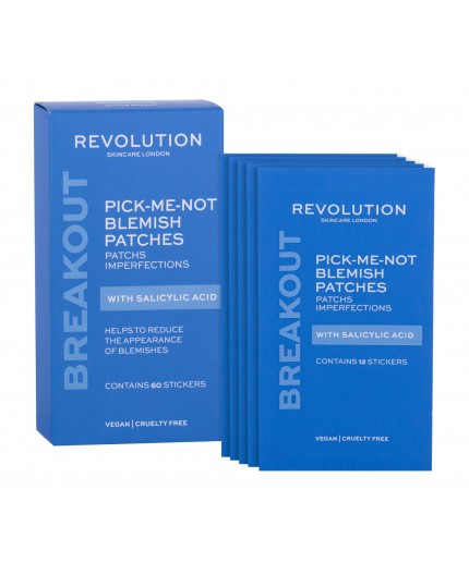 Revolution Skincare Pick-Me-Not Blemish Salicylic Acid Maseczka do twarzy 60szt