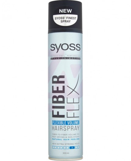 Syoss Professional Performance Fiber Flex Flexible Volume Lakier do włosów 300ml