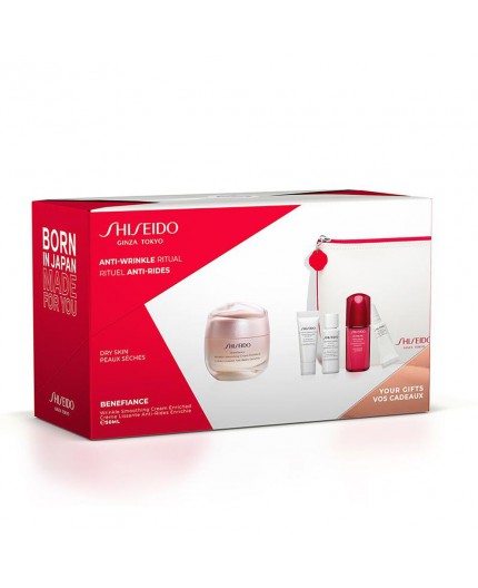 Shiseido Benefiance Anti-Wrinkle Ritual Krem do twarzy na dzień 50ml zestaw upominkowy