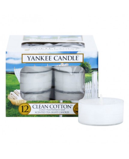 Yankee Candle Clean Cotton Świeczka zapachowa 117,6g