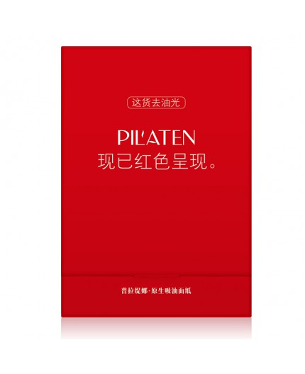 Pilaten Native Blotting Paper Control Red Chusteczki oczyszczające 100szt