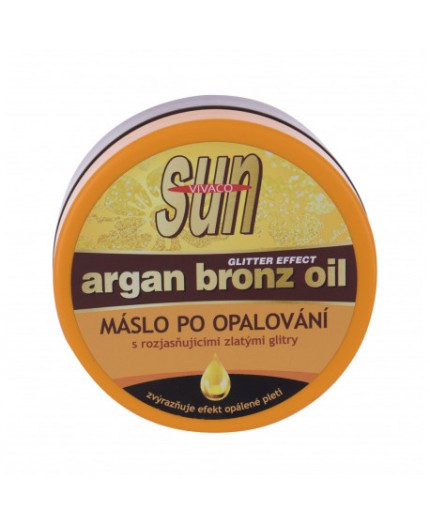 Vivaco Sun Argan Bronz Oil Glitter Aftersun Butter Preparaty po opalaniu 200ml